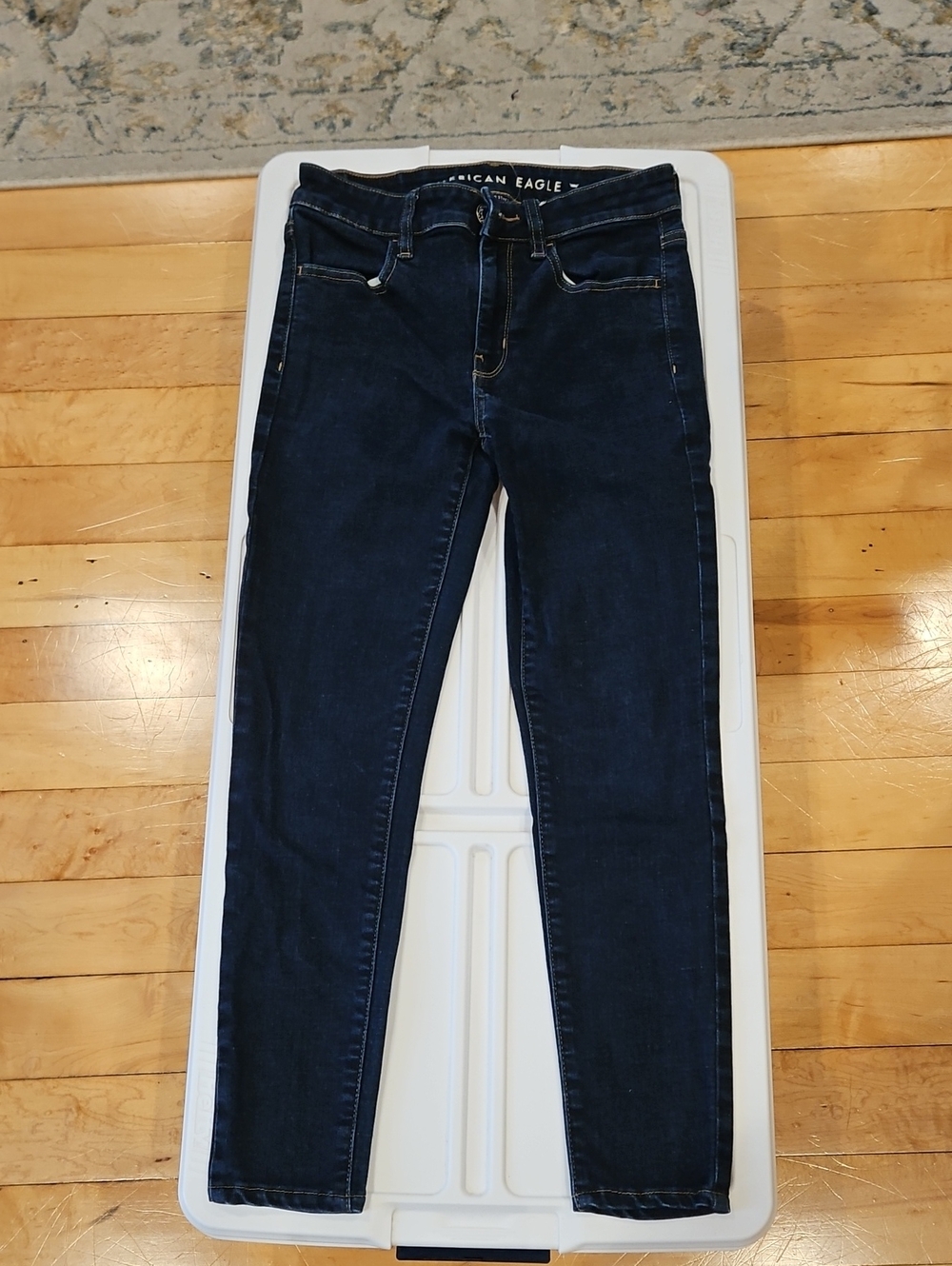 American Eagle Outfitters Dark Indigo Skinny Jeans